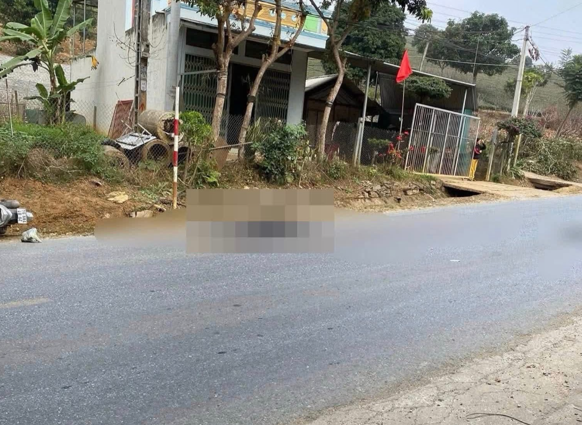 Hiện trường TNGT phường Nghĩa Lộ, tỉnh Lào Cai