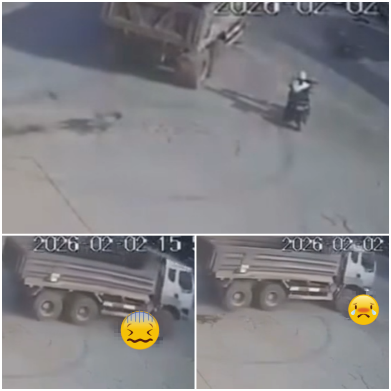 Xót xa quá❗️ Con đang đi học về, xe ben đi kiểu gì không biết, cha mẹ sao mà chấp nhận được sự thật này đây 😢chia buồn cùng gia đình