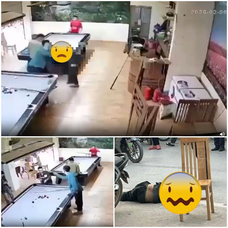 Tuyên Quang : Mới đây tại 1 quán Bi-A, do xích mích qua lại 1 người đã bị bạn chơi cùng dùng quả Bi-A đ:ập liên tục vào đầu dẫn đến không còn cơ hội ăn Tết nữa…