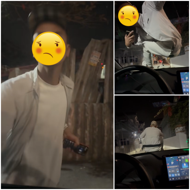 Hưng Yên: Thanh niên dùng “hàng nóng” iPhone 17 Promax “tác động vật lý” lên xe taxi