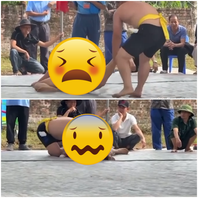 Thương quá -Tại 1 trận đấu vật dân tộc khai xuân, 1 vận động viên ga~yyy 👨‍🦲TUVONG
