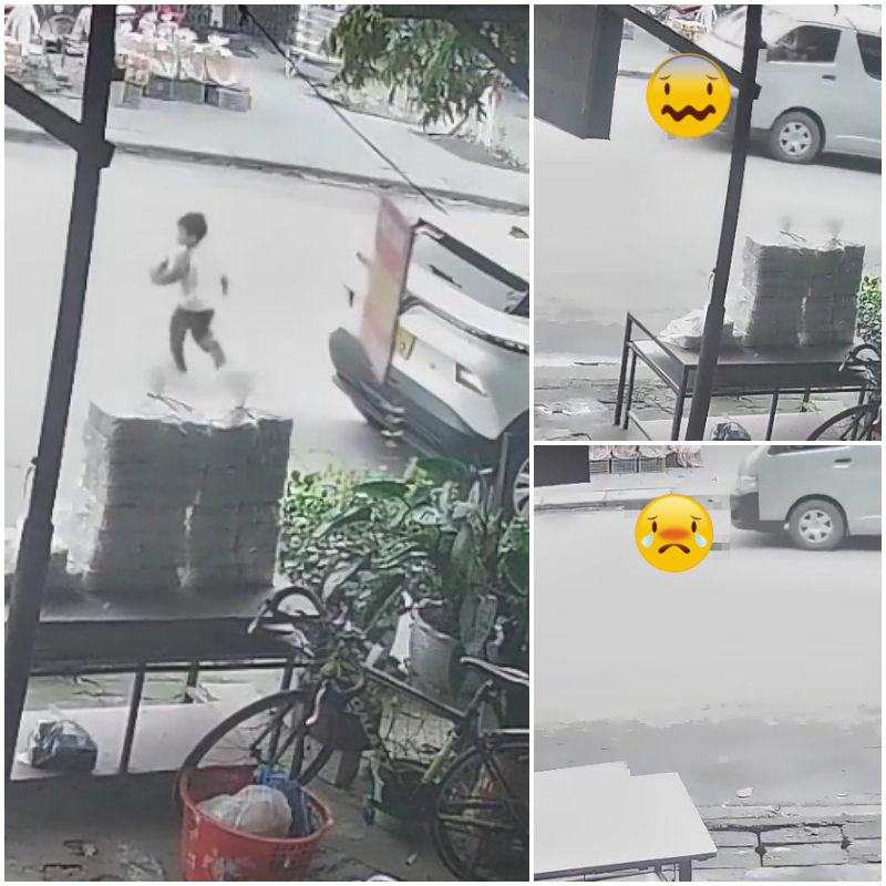 [VIDEO] xe ô tô trên đường lao đi vun vút và rồi “bộp” một cái