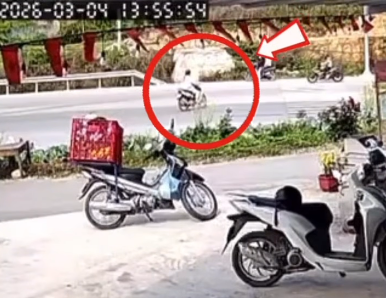 [CAMERA] ngã 3 gần chùa Bắc Nga, Lạng Sơn : Cô gái sang đường kiểu này nặng người khiêng lắm